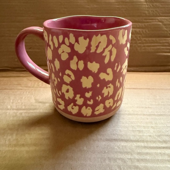 Other - Opalhouse Pink Leopard Print Mug